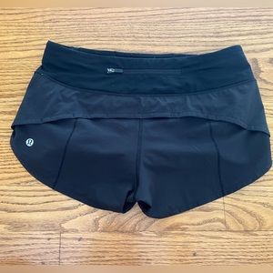 Black lululemon size 4 shorts